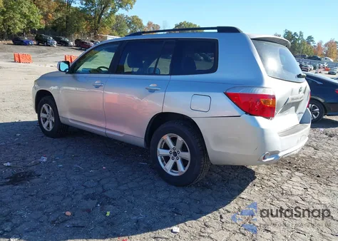 2010 Toyota Highlander Base V6 z USA, uszkodzony, nr VIN JTEBK3EH6A2153003